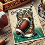 american football tumbler glass 99 cents