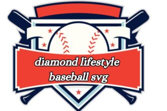 diamond lifestyle baseball svg