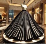 Eliza J Black Taffeta Ball Gown Maxi Skirt